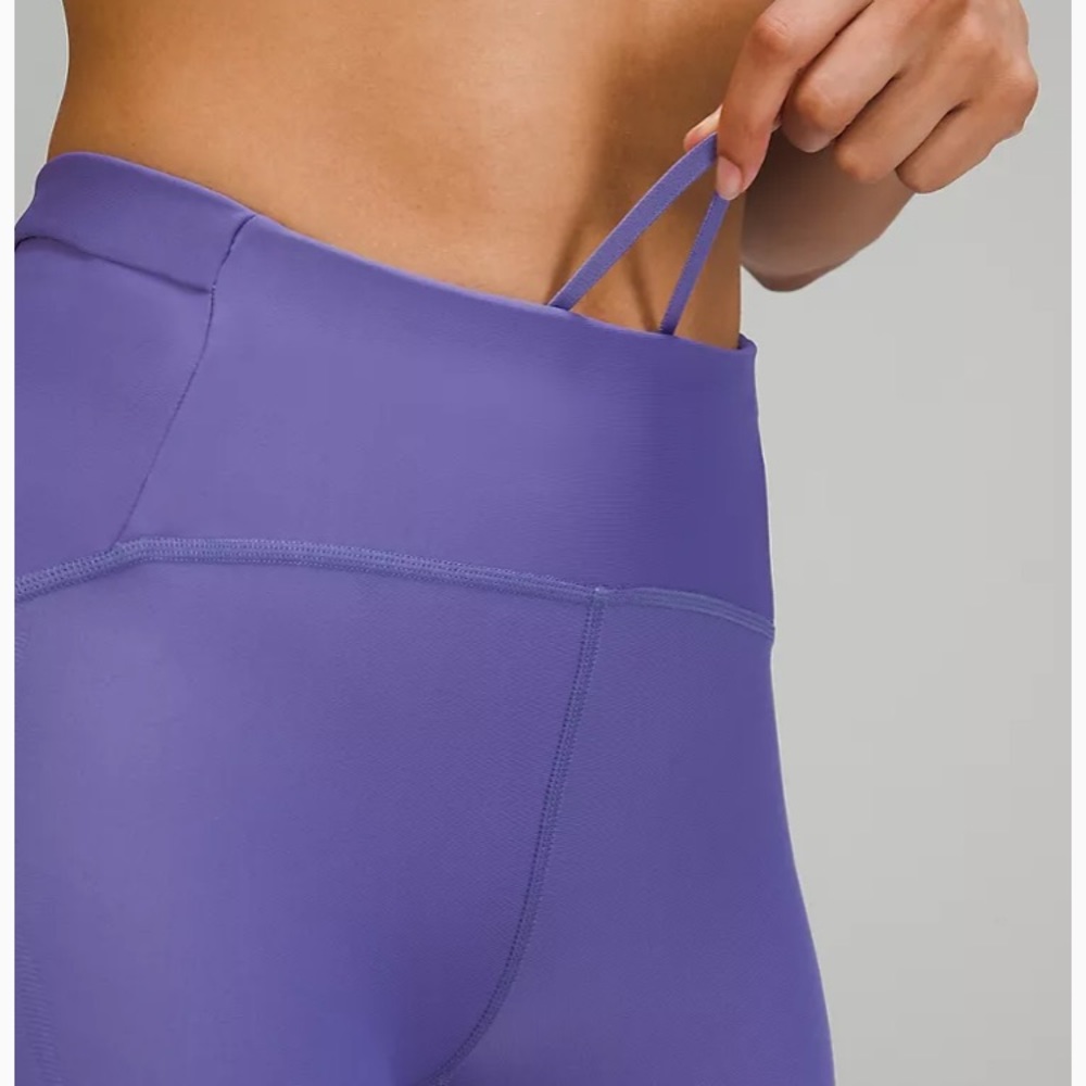 NWT Lululemon SenseKnit Running HR Tight 28” Charged Indigo Sz 6 - Picture 4 of 14